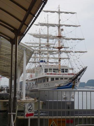 日本丸から観る渦潮、身近なもんで迫力あるんやそうな!水音までも、すごいもんやあぁ!