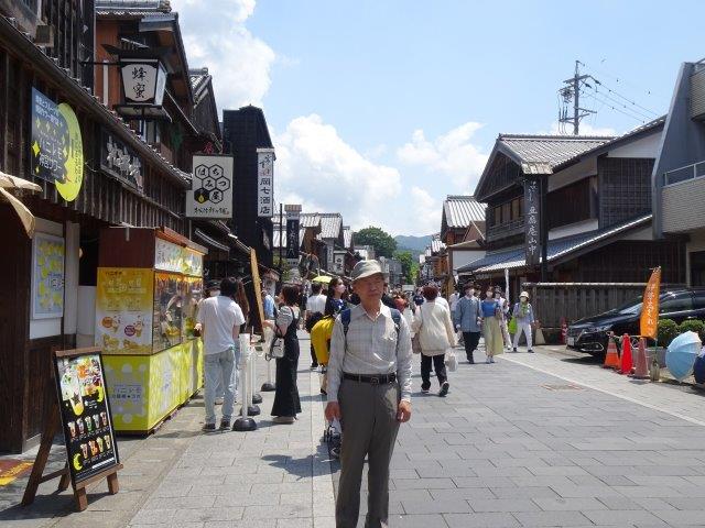 こんなに空いてる時、あんましないという。土日祝にゃ、歩かれへんほどやそうな?